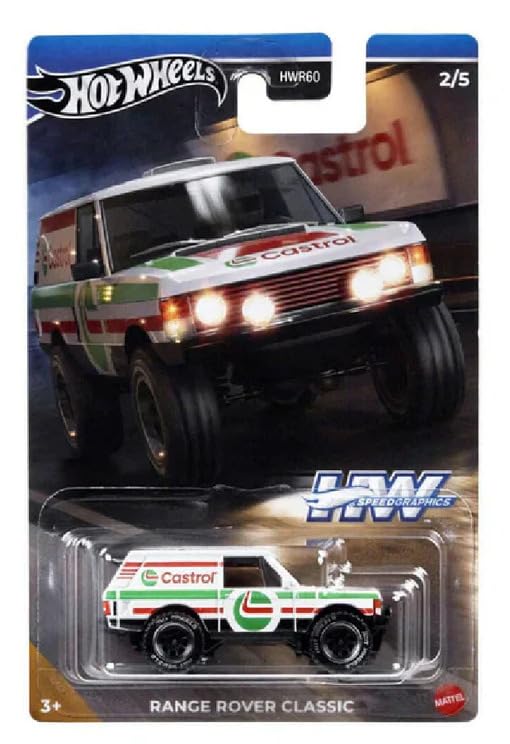 Hot Wheels Range Rover Classic Castrol Edition HW Speed-Graphics 2